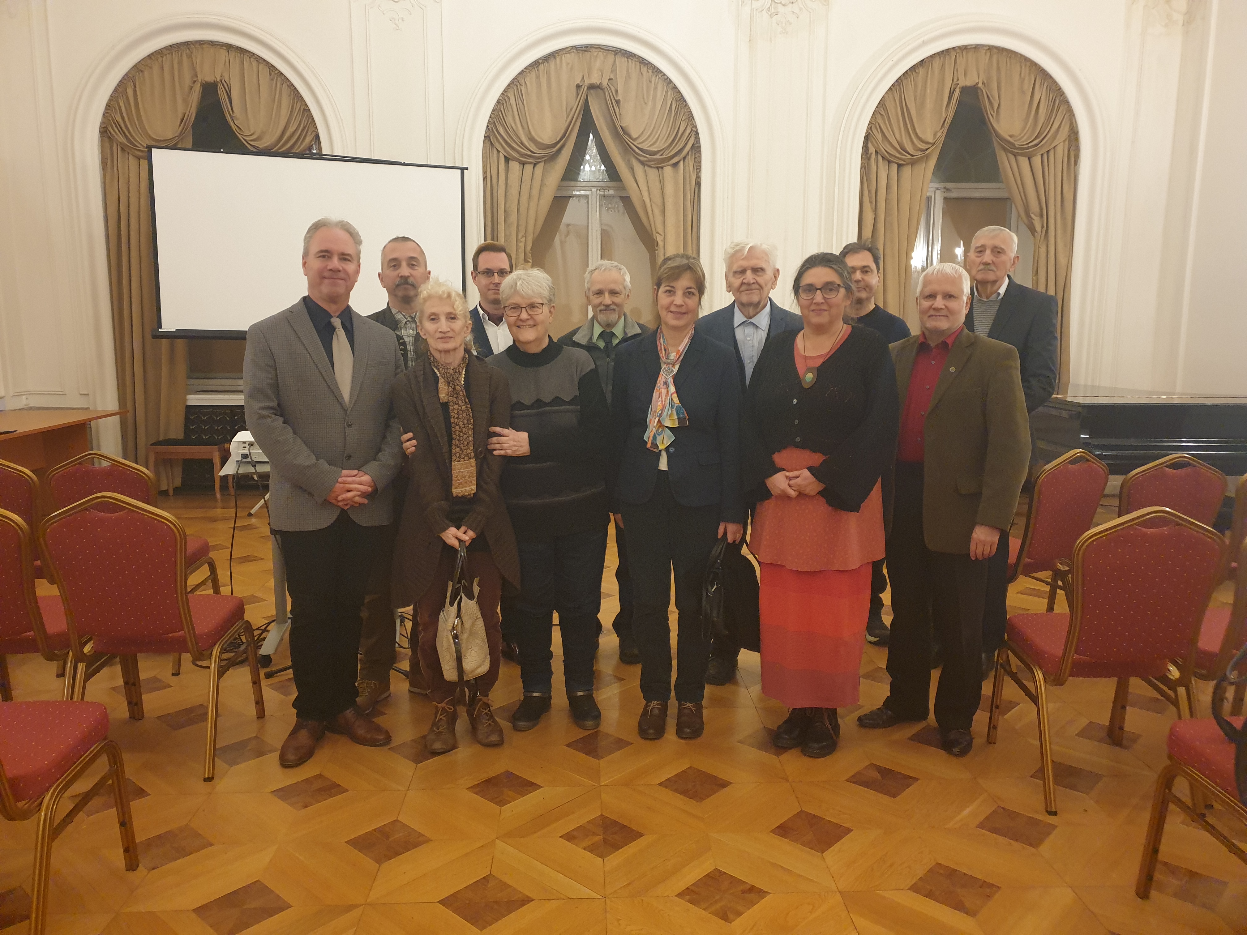 A 15 éves emlékülés résztvevői